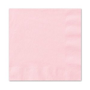 Unique- Tovaglioli di Carta, 20 Pezzi, Rosa, 13cm, 30871