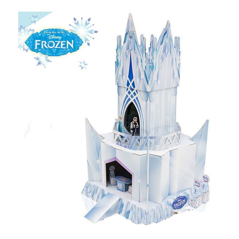 Castello di ghiaccio Frozen con personaggi