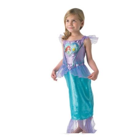 Disney Sirenetta Ariel Principessa Costume Bambini Vestito Per