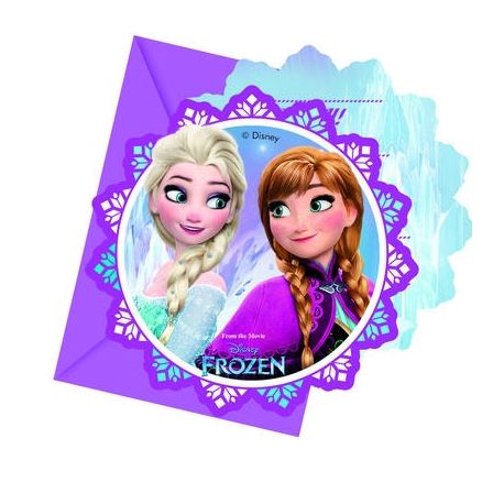 Frozen Luci Del Nord Biglietti Di Invito Compleanno