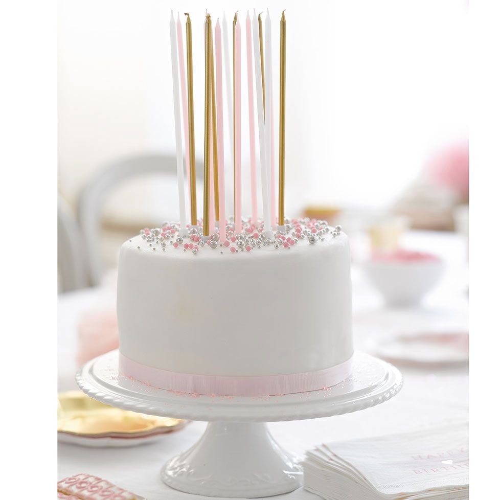 Candela di Compleanno a Forma di Cuore Glitter Candele per Torta