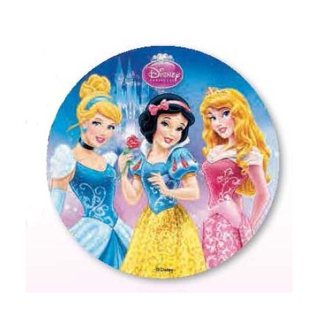 Cialda per Torta Principesse Disney e Castello - Wimipops