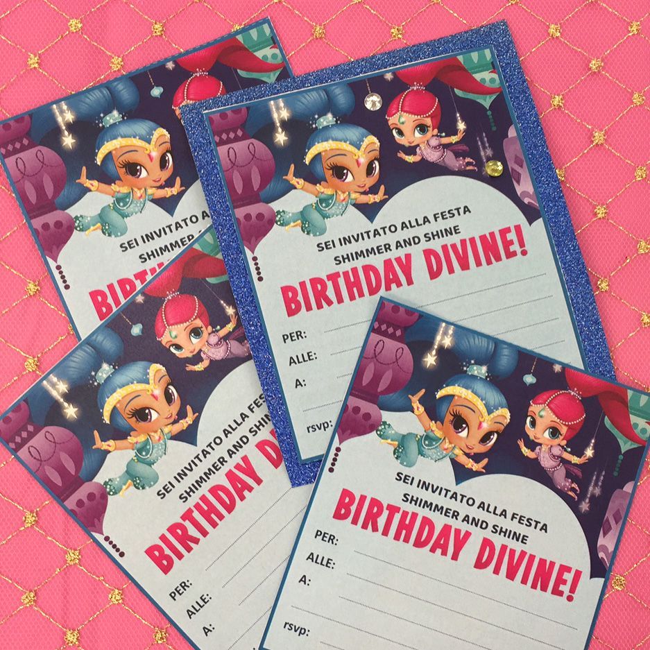 Festa di compleanno a tema Shimmer and Shine - Wimipops