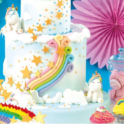 9 decorazioni per torte stelle di zucchero colorate - Vegaooparty