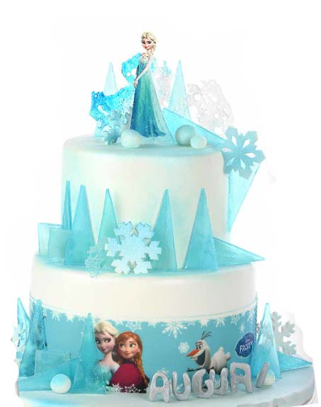 Torta Frozen decorazione Elsa - Wimipops