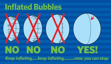 gonfiaggio palloncini bubbles